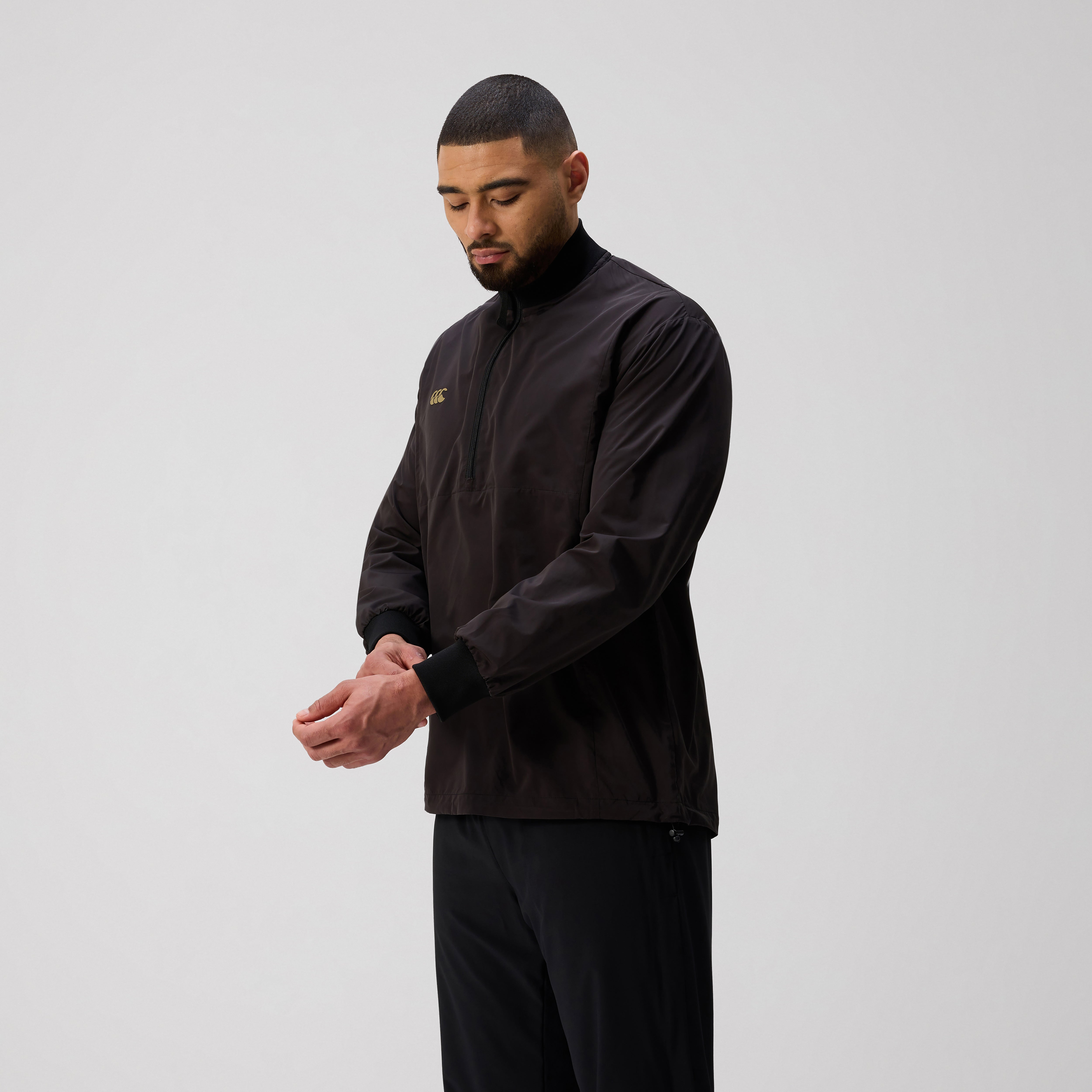 canterbury-tempo-breakdown-contact-jacket-giacca-training-uomo-nero image 4