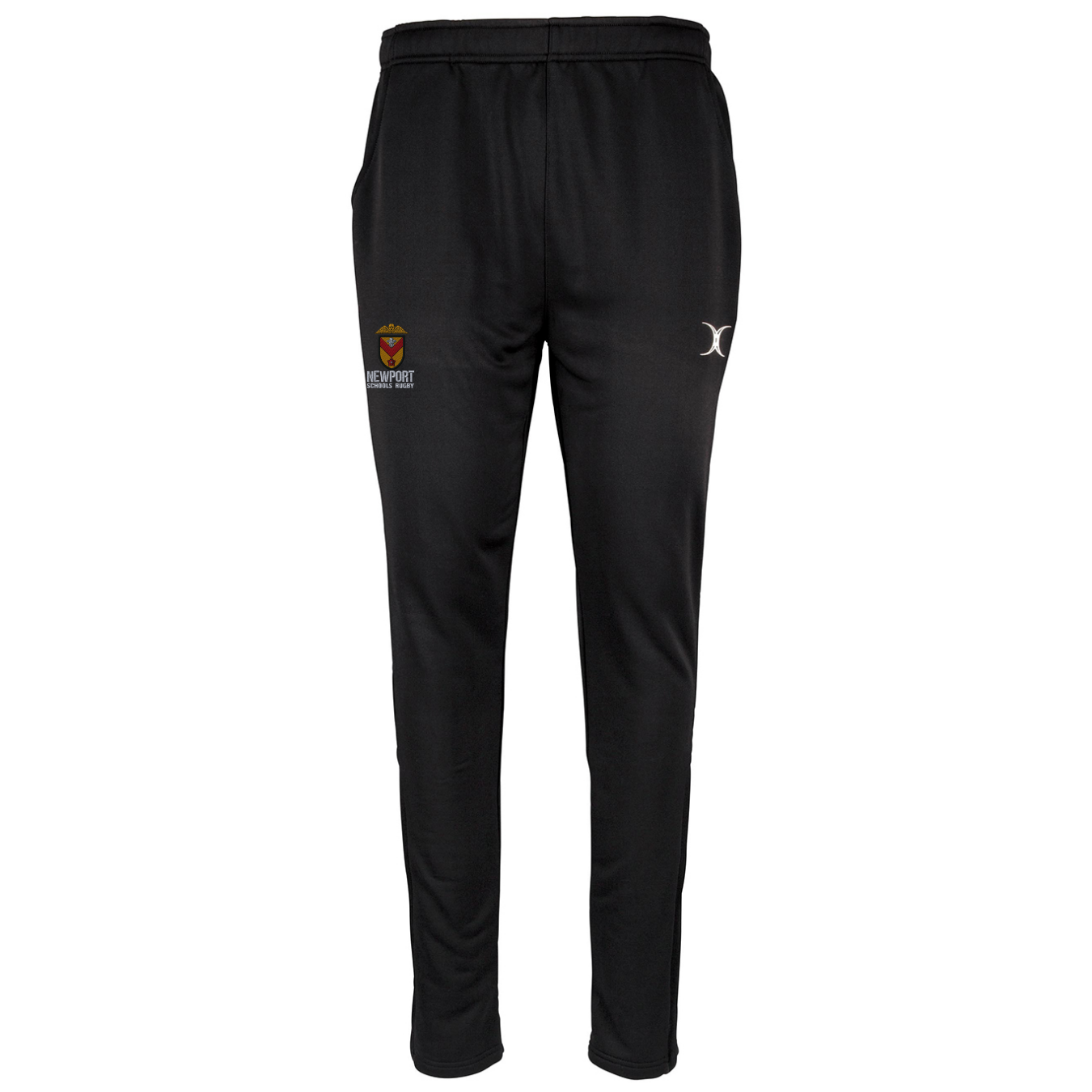 gilbert-rugby-newport-schools-senior-nero-quest-pantaloni-training image 1