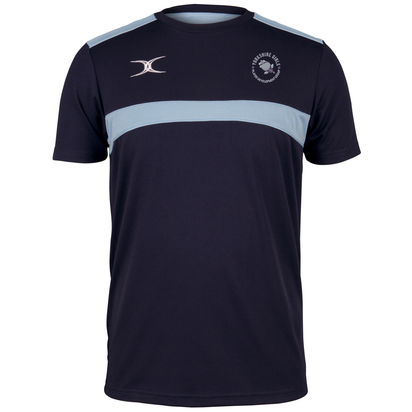 gilbert-rugby-yorkshire-pdg-photon-t-shirt-uomo-blu-navy-azzurro image 1