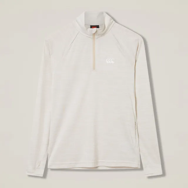 canterbury-tempo-1-4-zip-donna-felpa-rugby-grigia image 1