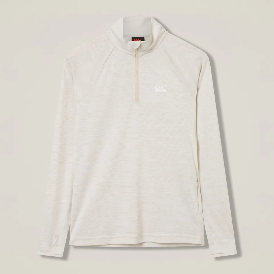 canterbury-tempo-1-4-zip-donna-felpa-rugby-grigia image 1