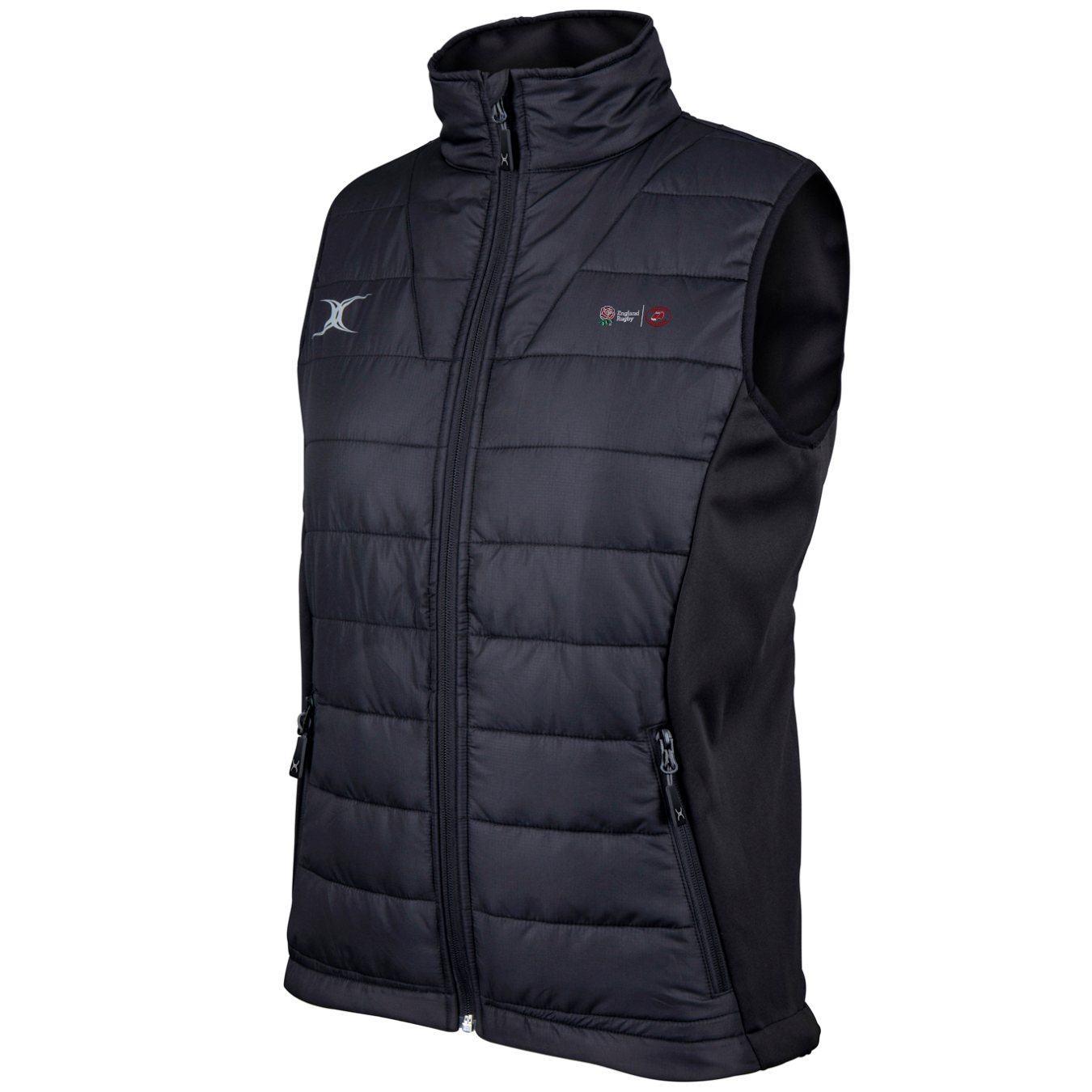 gilbert-rugby-england-match-officials-pro-gilet-donna-nero image 1