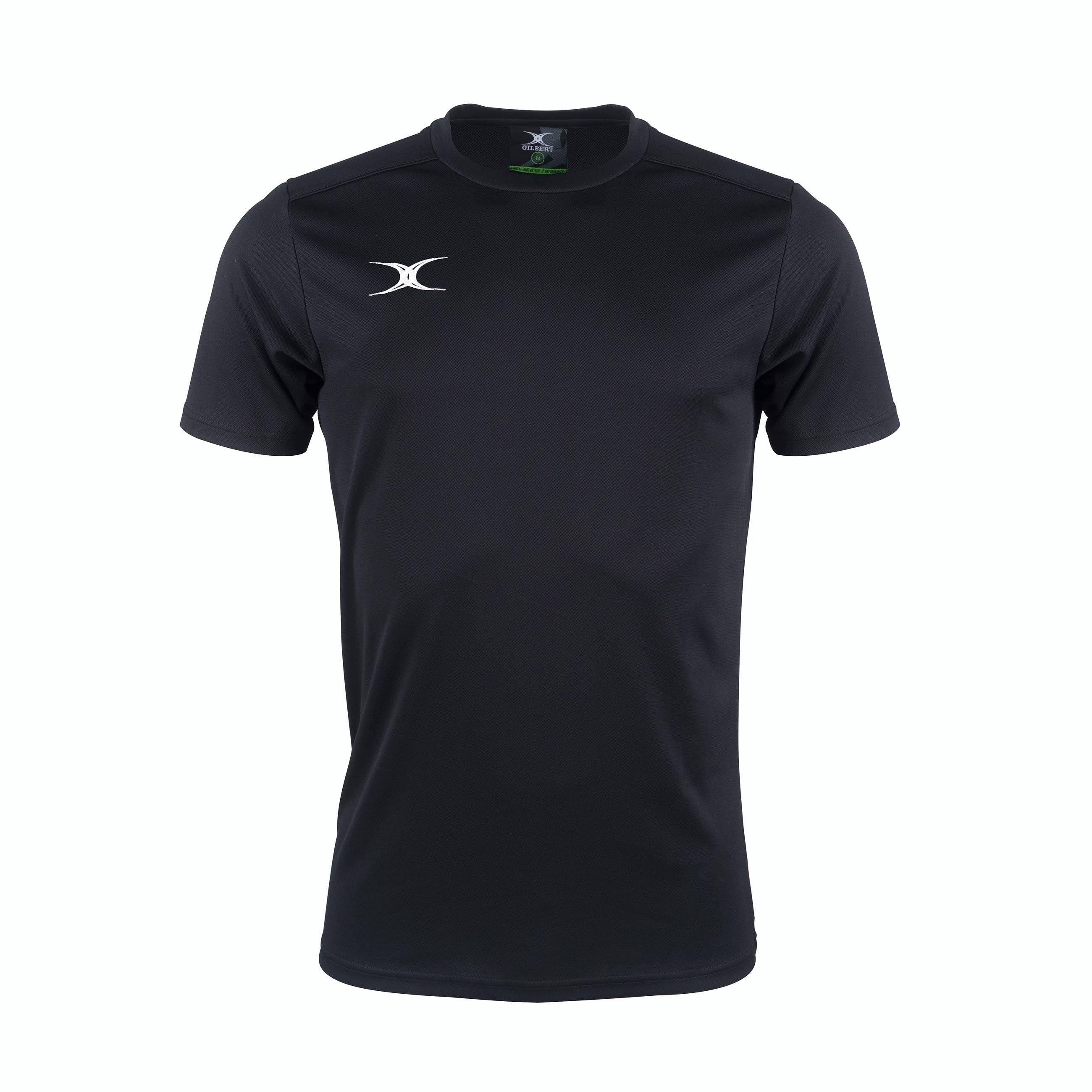 gilbert-rugby-photon-ii-t-shirt-uomo-manica-corta-nero image 1
