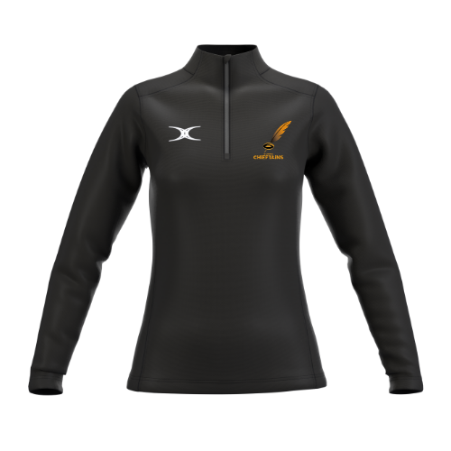 gilbert-rugby-currie-chieftains-donna-nero-atom-pile-1-4-zip image 1