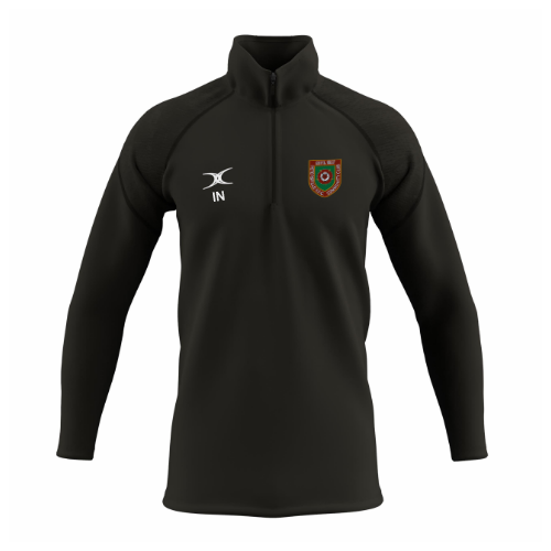 gilbert-rugby-gts-pile-1-4-zip-senior-nero-petersfield-rfc image 1