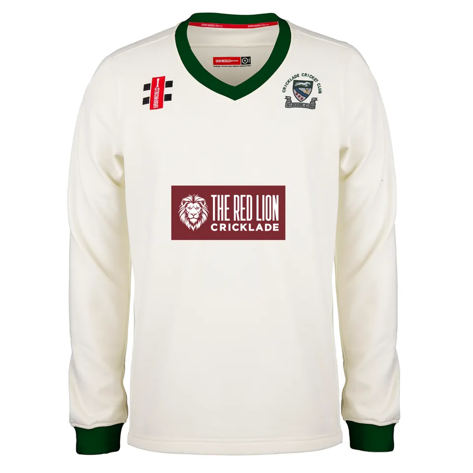 gray-nicolls-cricklade-cricket-club-senior-pro-performance-maglione-da-partita-a image 1