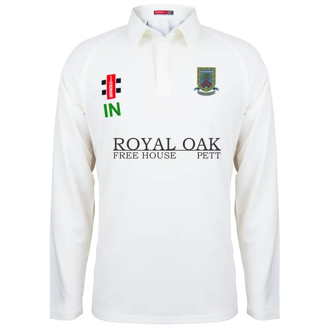 gray-nicolls-matrix-v2-maglia-cricket-pett-cc-manica-lunga-avorio-junior image 1