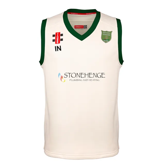 gray-nicolls-pro-performance-gilet-slipover-cricket-senior-ivory-green-east-anto image 1