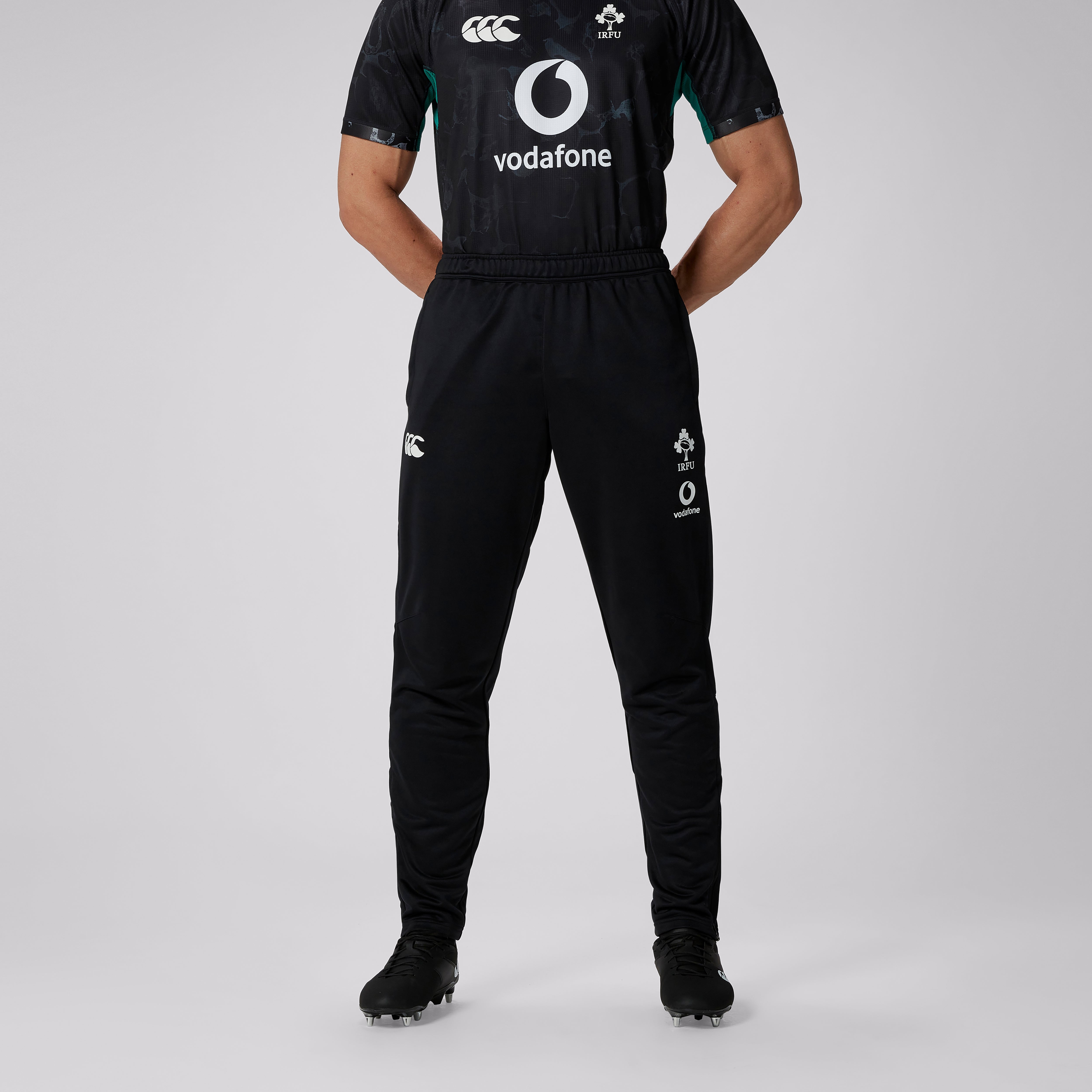 canterbury-ireland-pantaloni-tuta-uomo-nero image 2