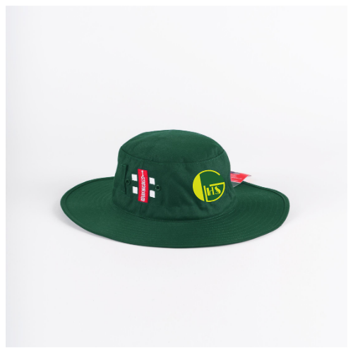 gray-nicolls-golden-hill-cc-senior-cappello-da-sole-cricket-verde image 1