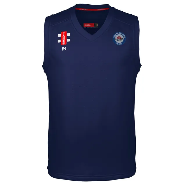 gray-nicolls-pro-performance-gilet-cricket-match-senior-kings-hill-cc-blu-navy image 1