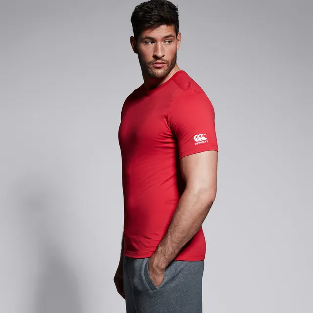 canterbury-club-plain-t-shirt-uomo-rossa image 1