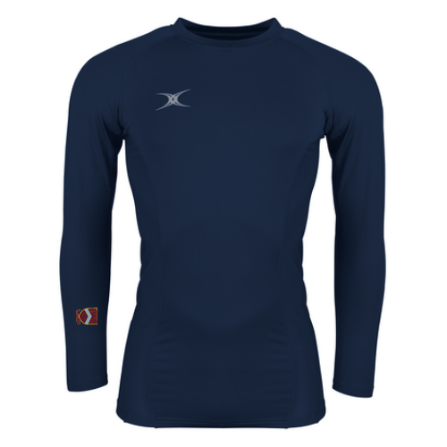 gilbert-rugby-atomic-x-ii-maglia-baselayer-crawley-rfc-junior-blu-navy image 1