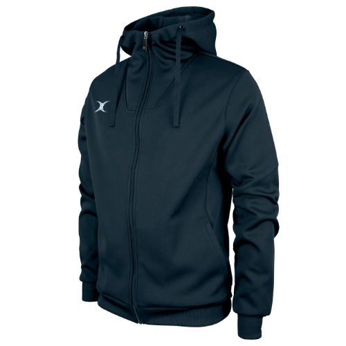 gilbert-rugby-leith-rfc-adulto-felpa-con-cappuccio-pro-uomo-blu-navy image 1