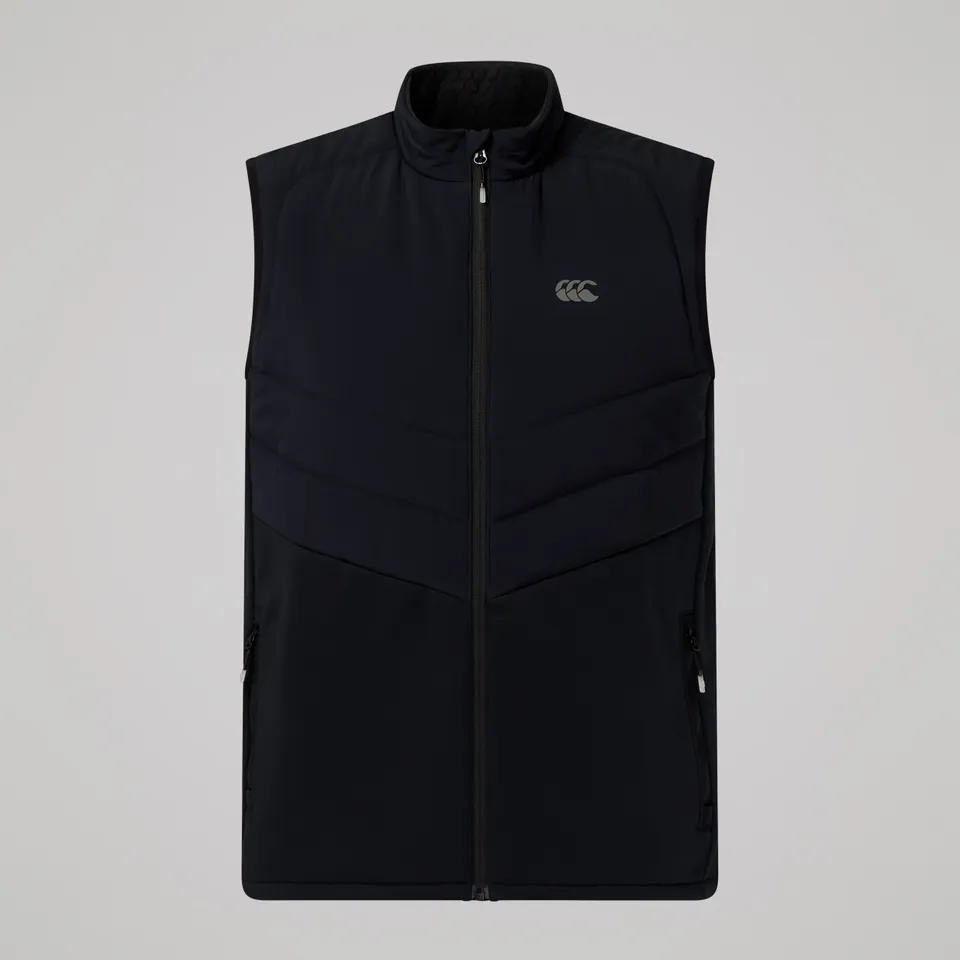 canterbury-tempo-gilet-smanicato-uomo-nero image 1