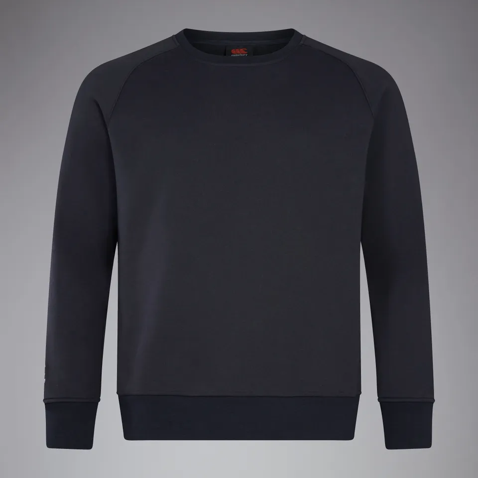 canterbury-club-crew-sweatshirt-uomo-nero-felpa-girocollo-rugby image 1