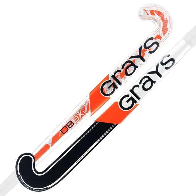 grays-db9xi-dynabow-mazza-hockey-prato-composita-bianco-arancione-argento image 1