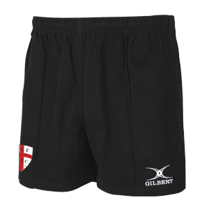gilbert-rugby-pantaloncini-kiwi-pro-adulto-rye-rugby-club-neri-cotone-twill image 1