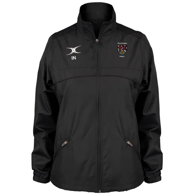 gilbert-rugby-felixstowe-rfc-photon-giacca-full-zip-donna-nera image 1