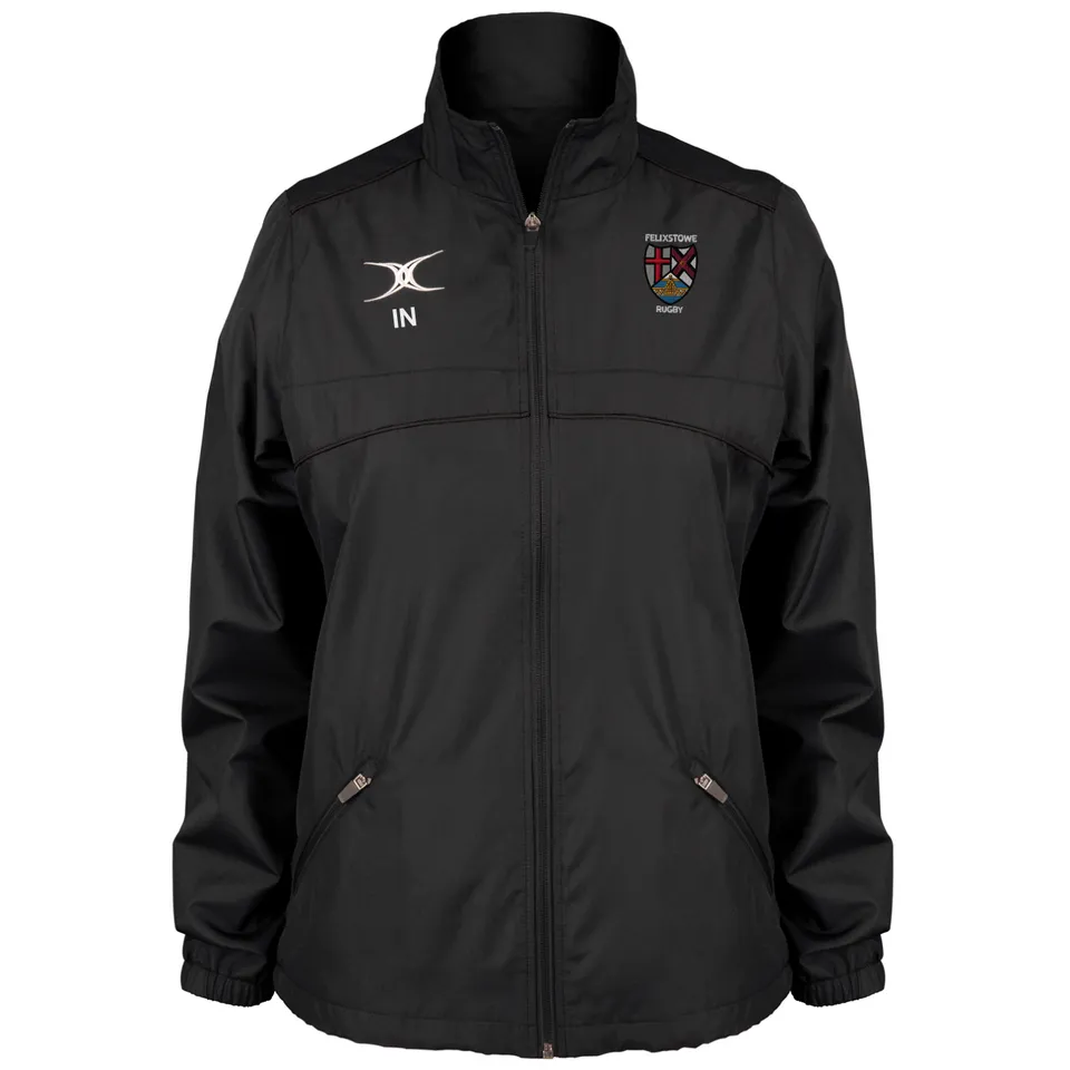 gilbert-rugby-felixstowe-rfc-photon-giacca-full-zip-donna-nera image 1