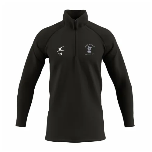 gilbert-rugby-ditchling-rfc-junior-pile-1-4-zip-gts-nero image 1