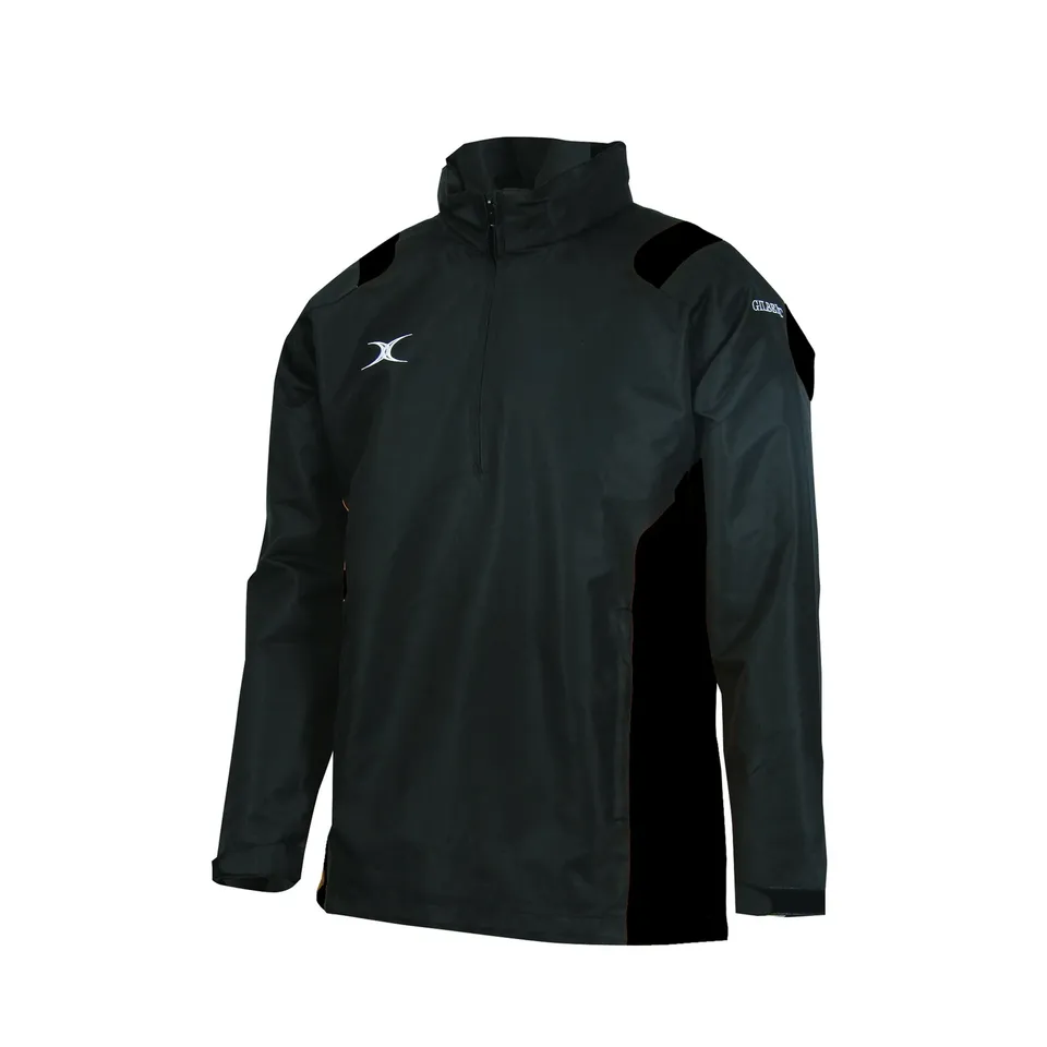 gilbert-rugby-revolution-giacca-mezza-zip-uomo-nero image 1