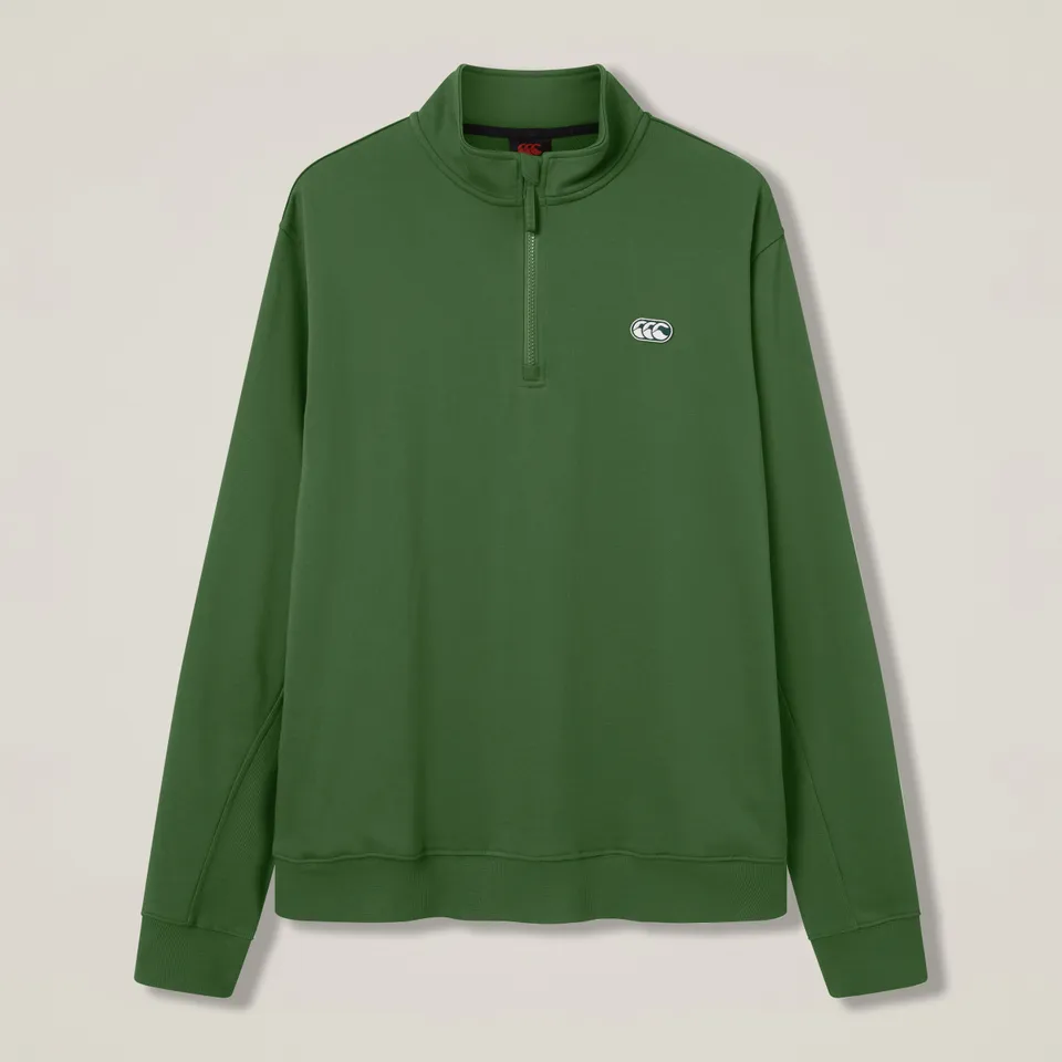 canterbury-everyday-1-4-zip-felpa-uomo-green image 1