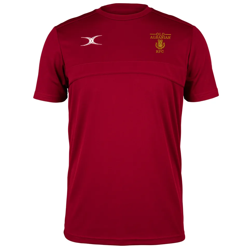 gilbert-rugby-old-albanians-rfc-photon-t-shirt-uomo-bordeaux image 1