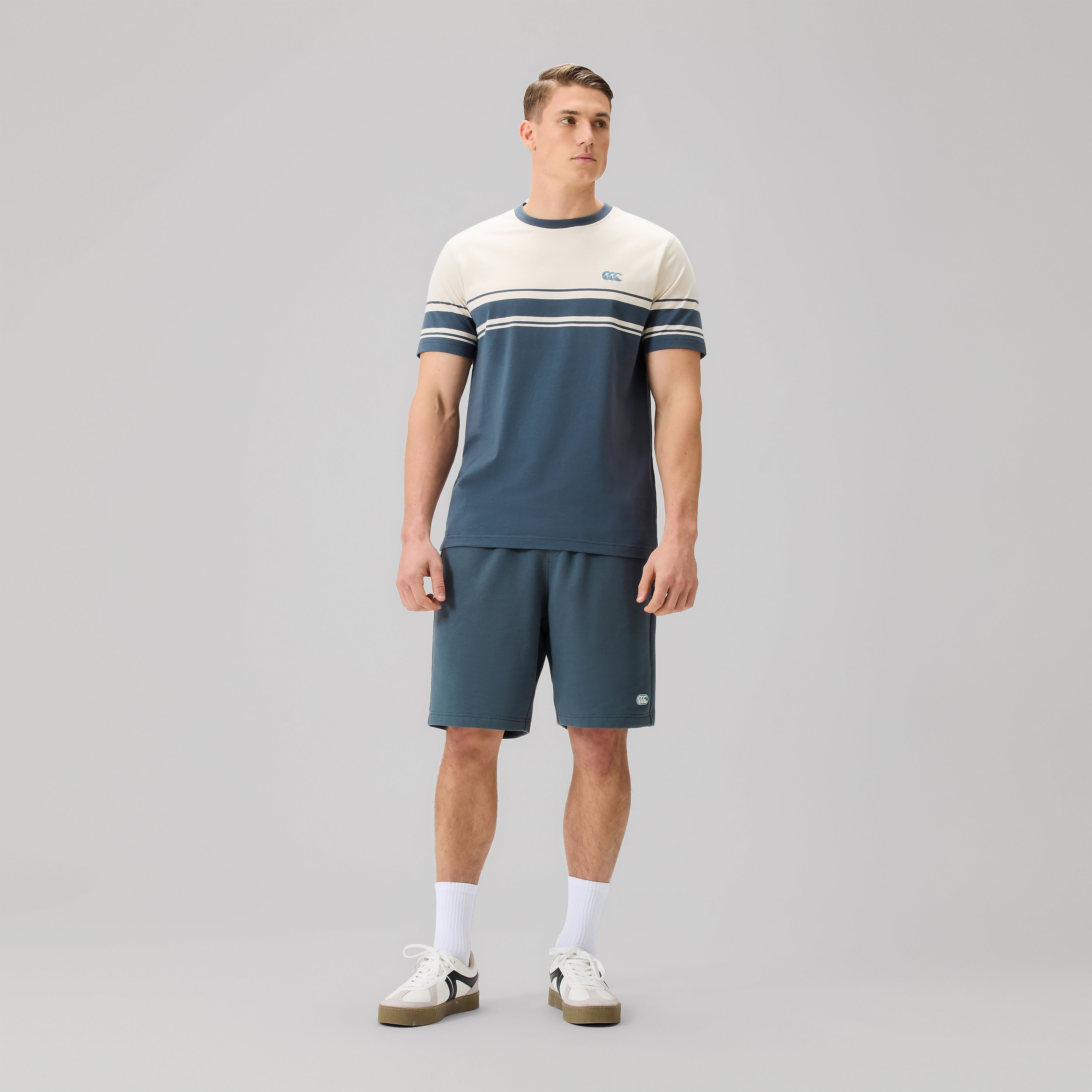 canterbury-everyday-stripe-tee-uomo-t-shirt-a-righe-grigia image 2