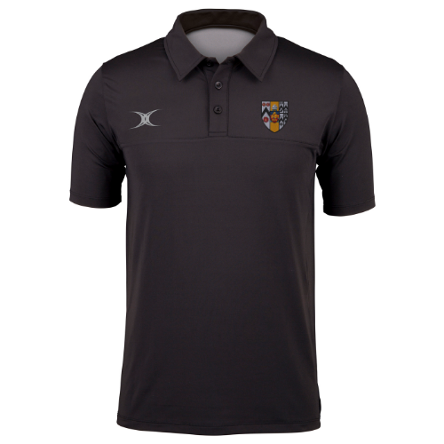 gilbert-rugby-brasenose-college-pro-polo-uomo-nero-adulto image 1