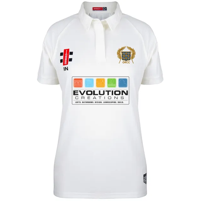 gray-nicolls-matrix-v2-maglia-cricket-manica-corta-avorio-donna-old-rutlishians- image 1