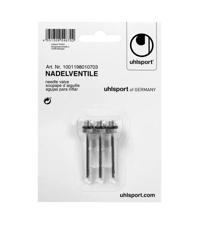 uhlsport-valvole-ad-ago-di-ricambio-m5-per-pompa-palloni-3-pezzi image 1