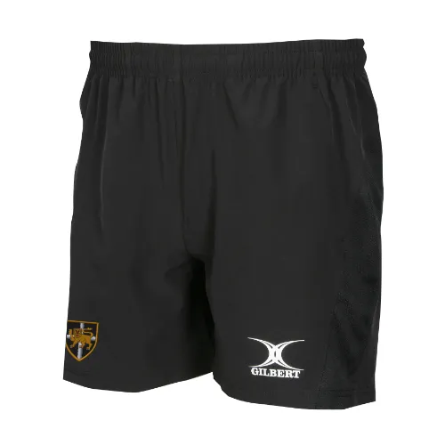 gilbert-rugby-esher-rfc-pantaloncini-leisure-bambino-neri image 1