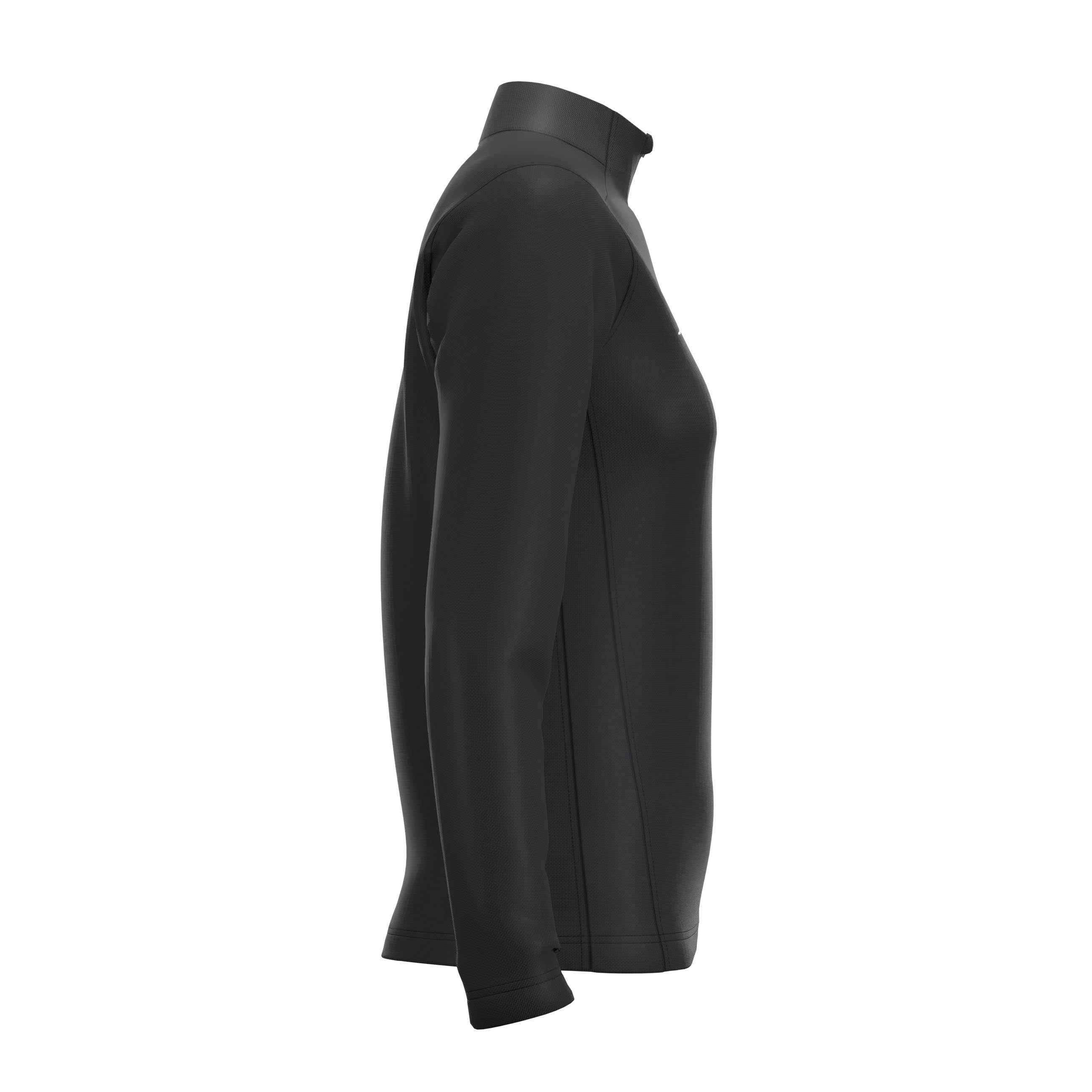 gilbert-rugby-atom-felpa-1-4-zip-donna-nero-e-blu-navy image 4