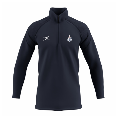 gilbert-rugby-gts-pile-1-4-zip-senior-brighton-rfc-blu-navy image 1