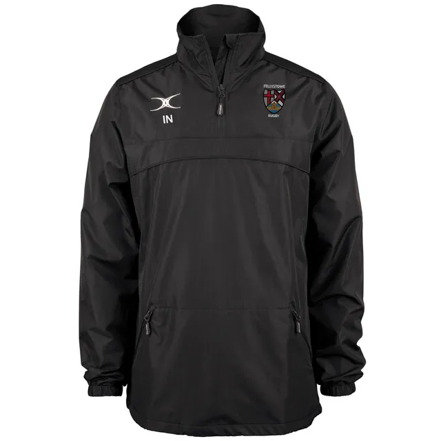 gilbert-rugby-felixstowe-rfc-photon-giacca-1-4-zip-junior-nero image 1