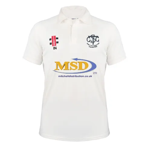 gray-nicolls-syston-town-cc-pro-performance-v3-maglia-cricket-s-s-avorio-senior image 1