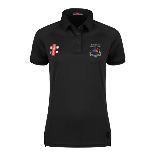 gray-nicolls-thrapston-cc-matrix-v2-polo-donna-nero-senior image 1
