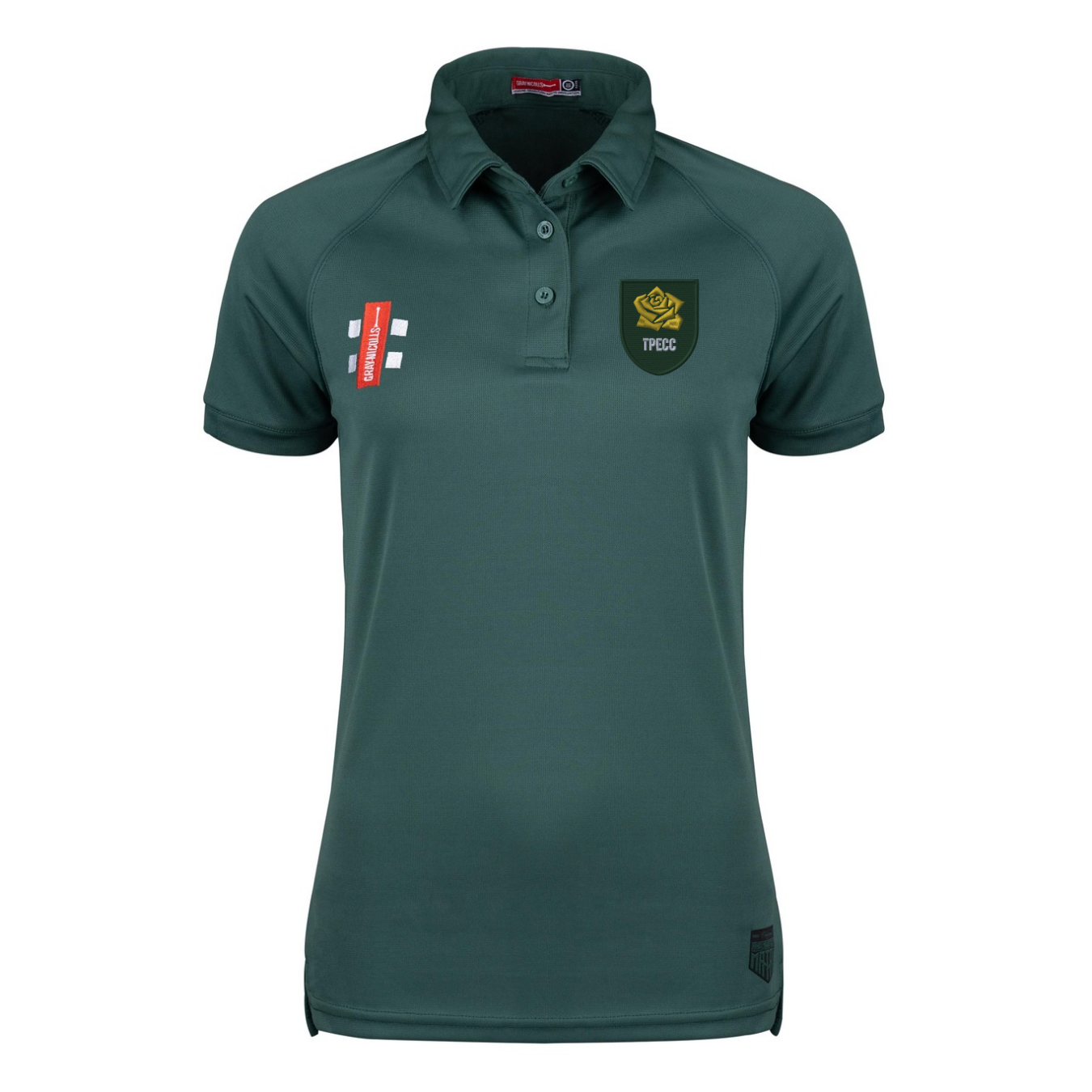 gray-nicolls-matrix-v2-polo-donna-manica-corta-tong-park-esholt-cc-verde image 1