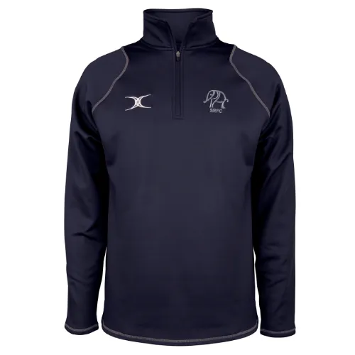 gilbert-rugby-spalding-rfc-child-quest-pile-1-4-zip-dark-navy image 1