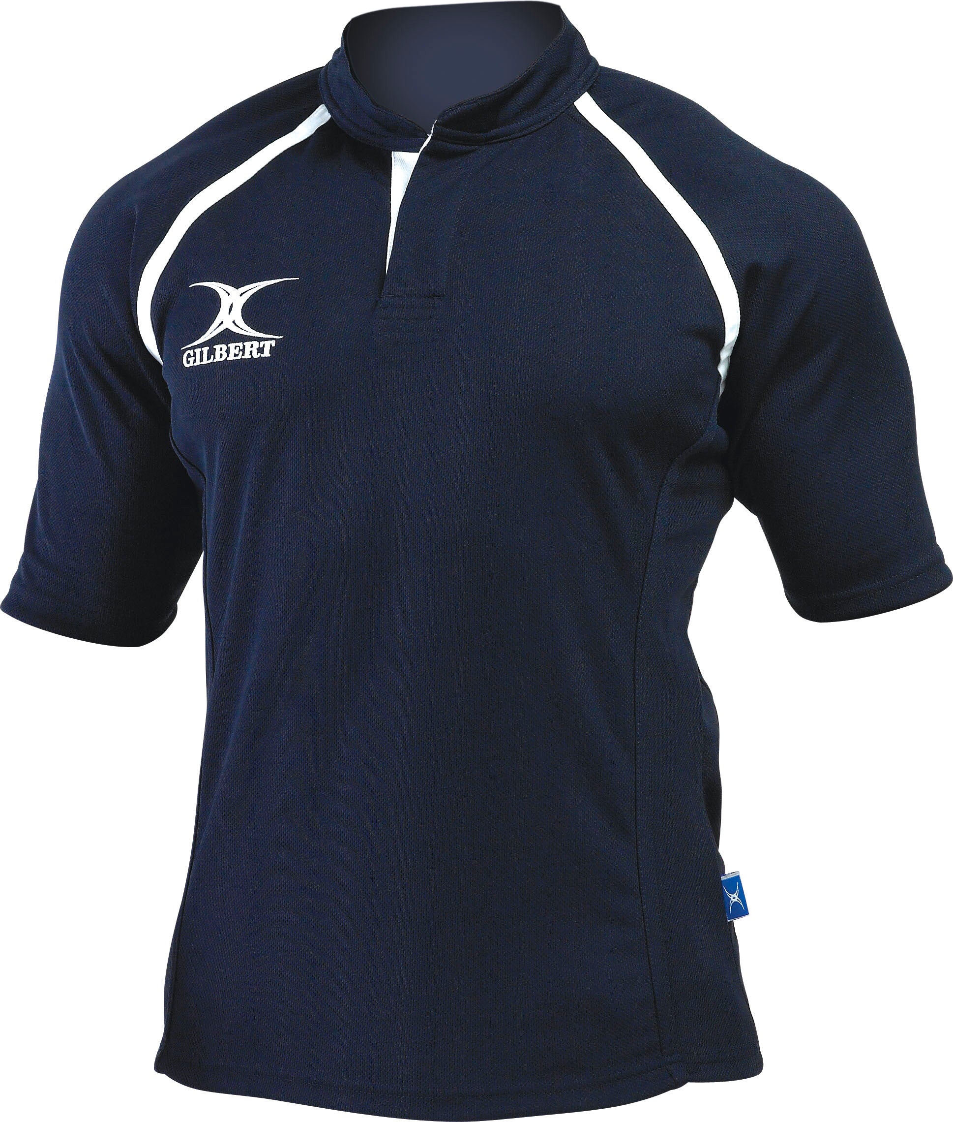gilbert-rugby-xact-maglia-gara-junior-nera-plain-match-shirt image 5