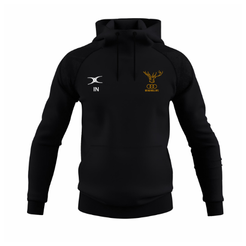 gilbert-rugby-bracknell-rfc-senior-nero-gts-felpa-con-cappuccio image 1