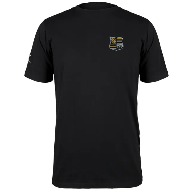gilbert-rugby-oadby-wyggestonians-rfc-quest-t-shirt-uomo-nera image 1