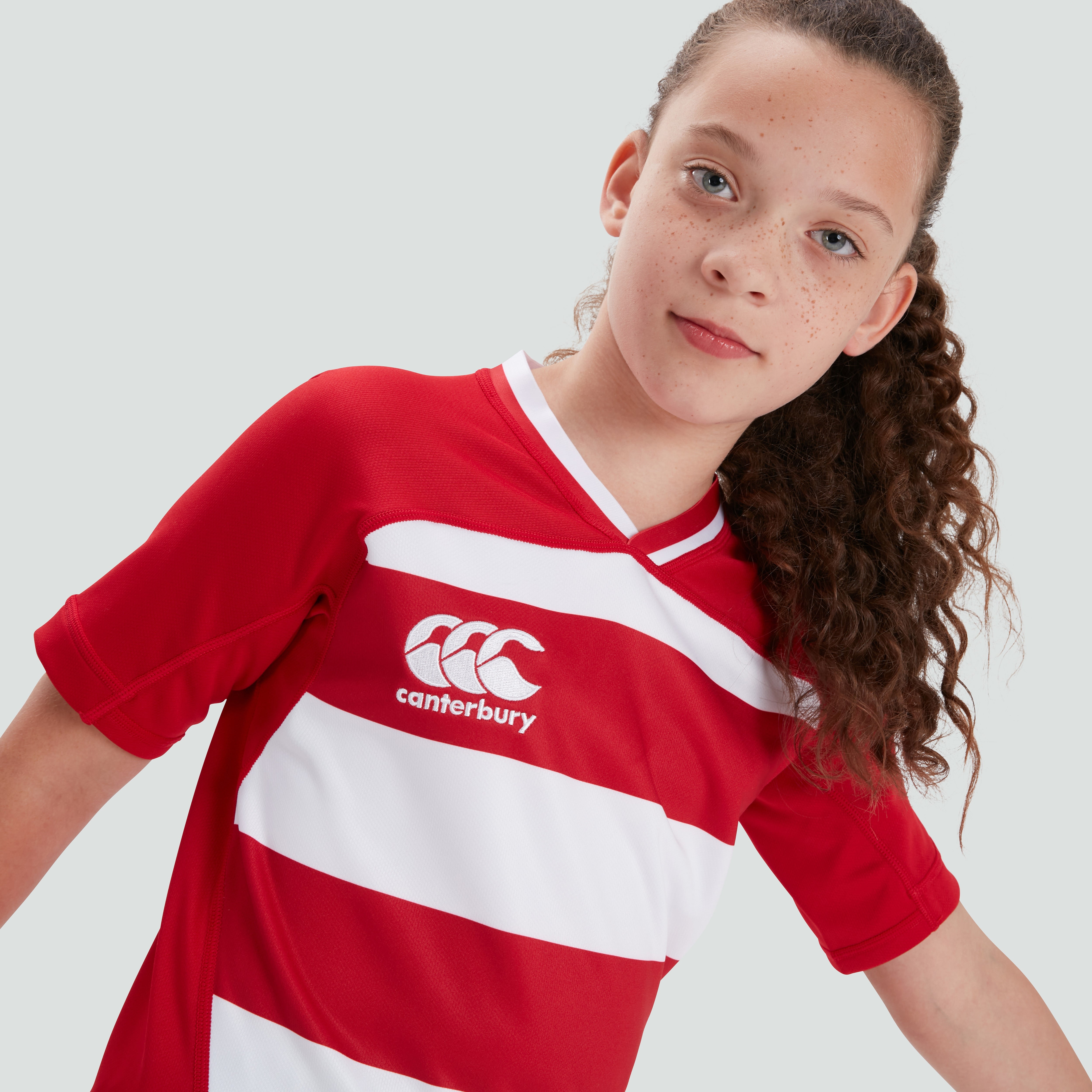 canterbury-junior-vapodri-evader-hooped-maglia-rugby-rosso image 4