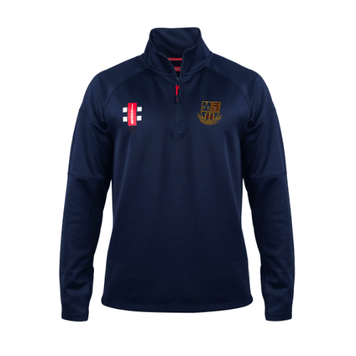 gray-nicolls-winsford-cc-pro-thermo-fleece-junior-navy-1-4-zip image 1