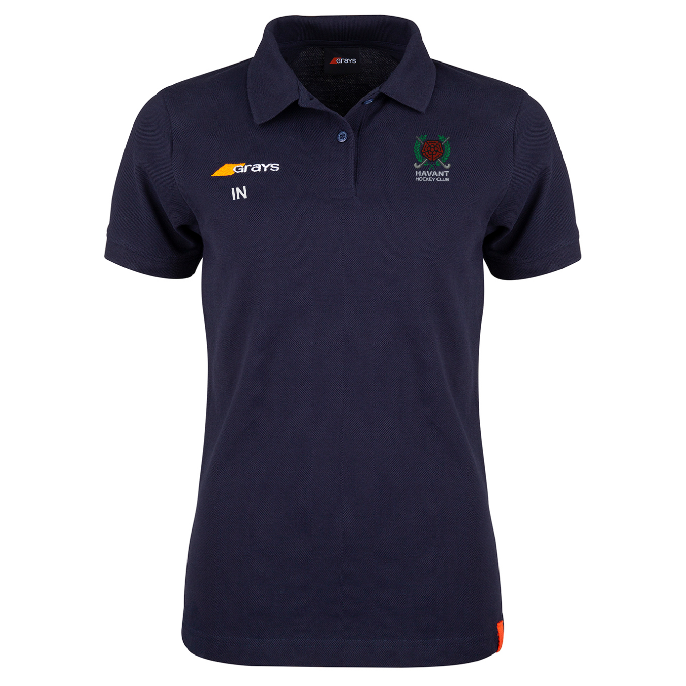 grays-havant-hc-donna-polo-tangent-blu-navy-cotone-organico-ladies image 1