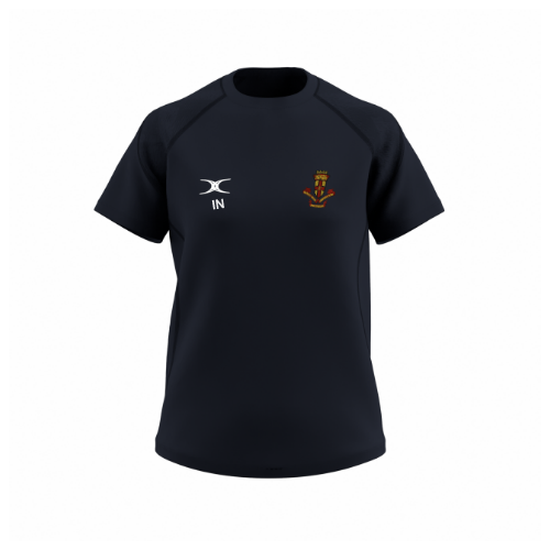 gilbert-rugby-medway-rfc-gts-t-shirt-donna-blu-navy-manica-corta image 1