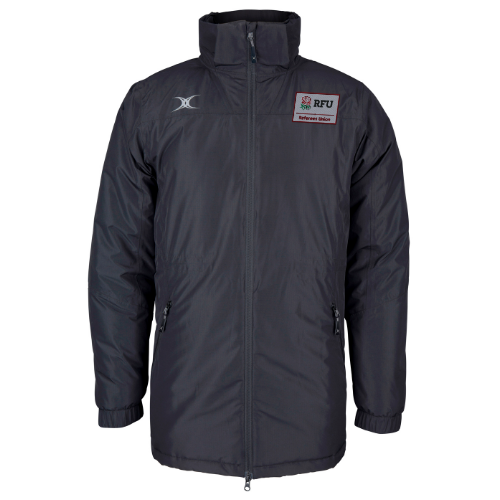 gilbert-rugby-rfu-referees-union-pro-giacca-all-weather-senior-nera image 1