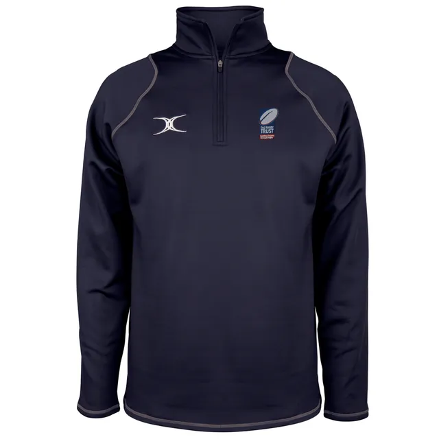 gilbert-rugby-quest-felpa-1-4-zip-uomo-dark-navy-tag-rugby-trust-senior image 1