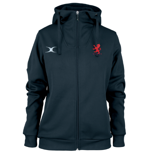 gilbert-rugby-london-scottish-f-c-pro-felpa-hoodie-donna-blu-navy image 1